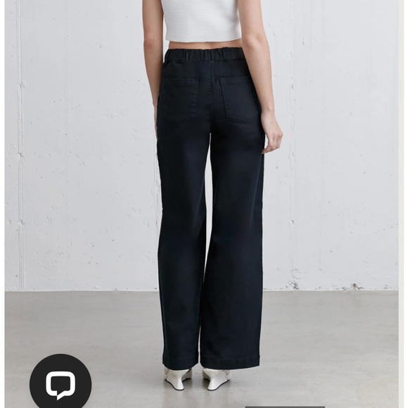 Oak + Fort Twill Wide Leg Pant - Picture 2 of 7